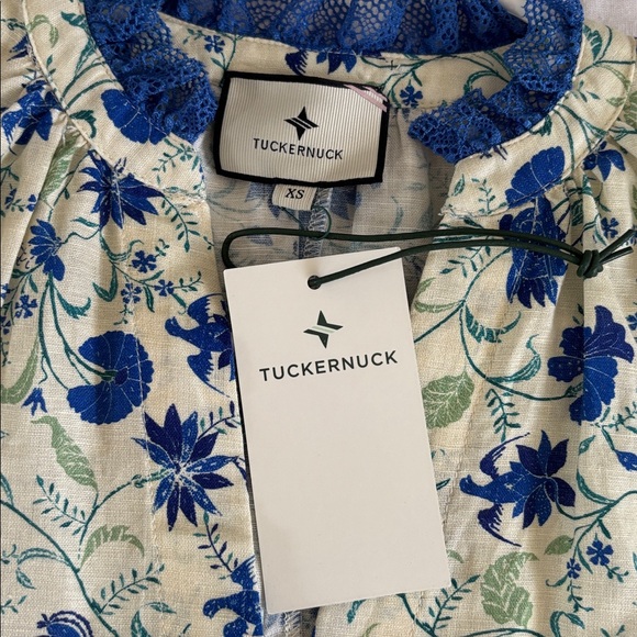 Tuckernuck Bluebird Melody Crawford Linen Blend Mini Dress XS New NWT - Picture 5 of 12